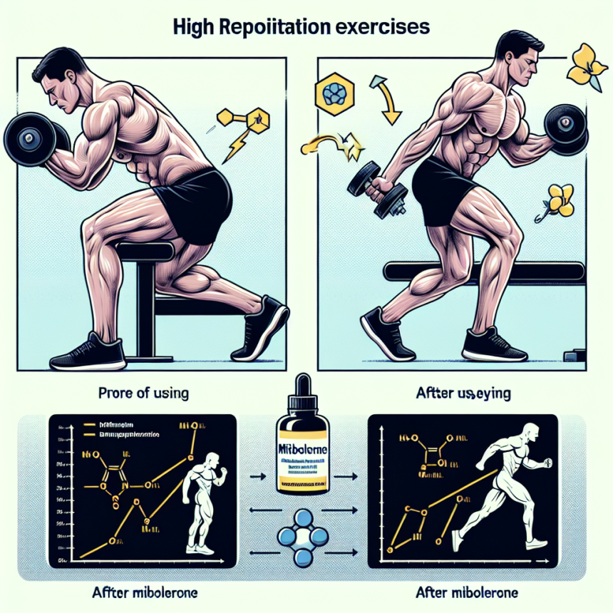 Cómo influye Mibolerone en ejercicios con repeticiones altas