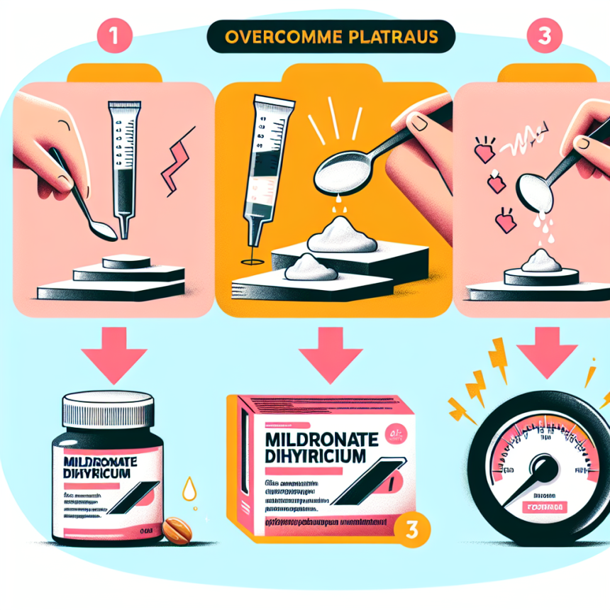 Cómo usar Mildronate Dihydricume para superar estancamientos