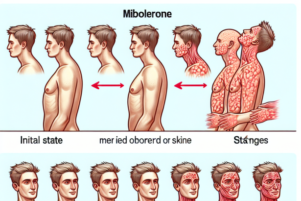 Qué cambios hay en la piel durante el uso de Mibolerone