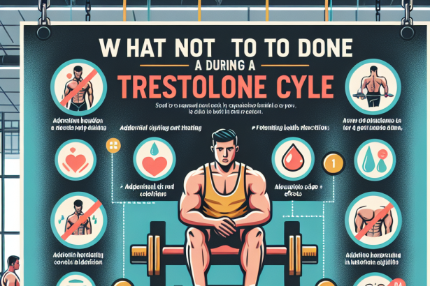 Qué no hacer durante un ciclo con Trestolone