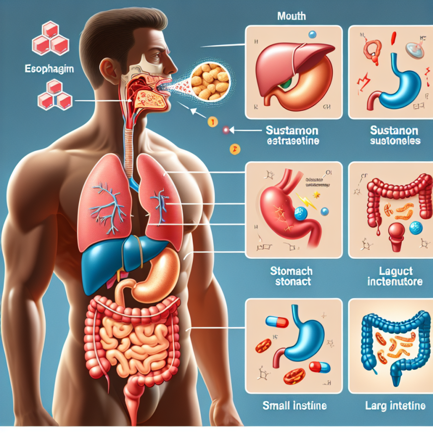 Cómo afecta Sustanon al sistema digestivo