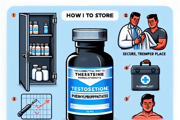 Cómo almacenar correctamente Fenilpropionato de testosterona