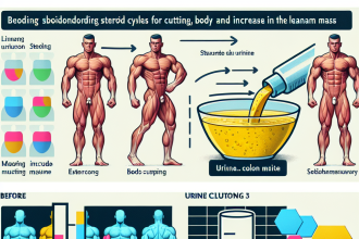 ¿Cursos de esteroides para secado y modelado corporal (aumento de masa magra) cambia el color de la orina?
