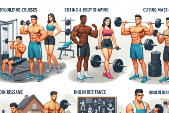 Cursos de esteroides para secado y modelado corporal (aumento de masa magra) y resistencia a la insulina