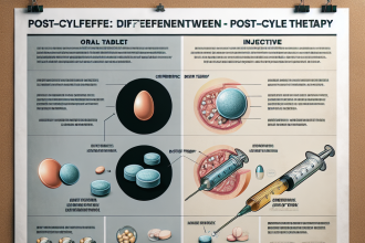 Diferencias entre Terapia post-cíclica oral e inyectable