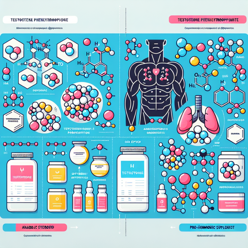 Fenilpropionato de testosterona y suplementos pre-hormonales: diferencias