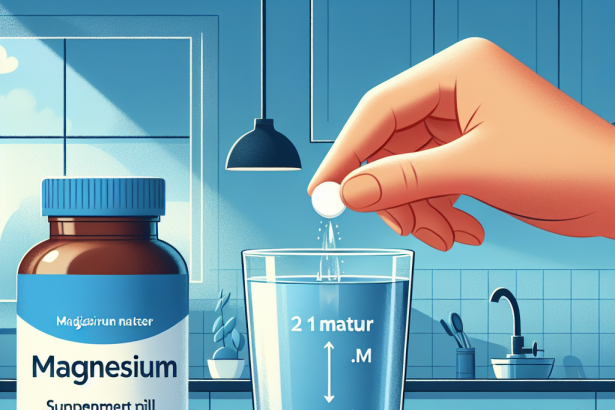 ¿Hay que ajustar el agua al tomar Magnesium?