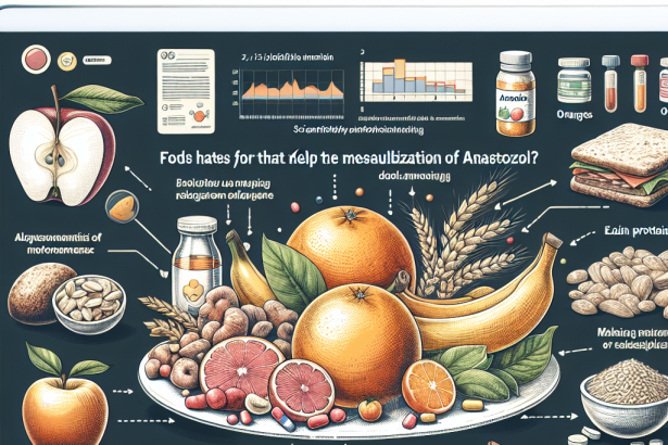 Qué alimentos facilitan el metabolismo de Anastrozol