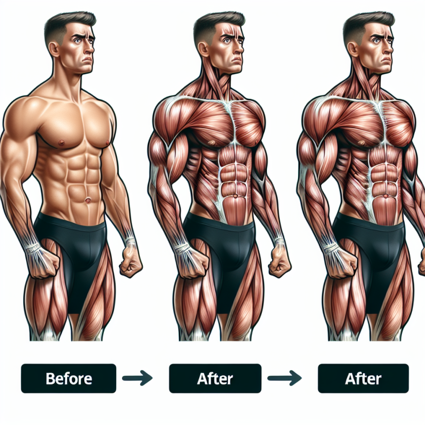 Qué cambios hay en el tono muscular al usar Prohormon
