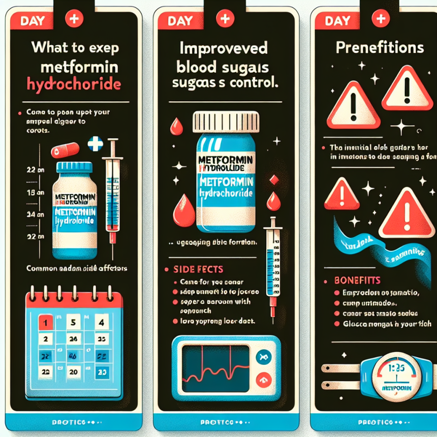 Qué esperar de los primeros 3 días con Metformin Hydrochlorid