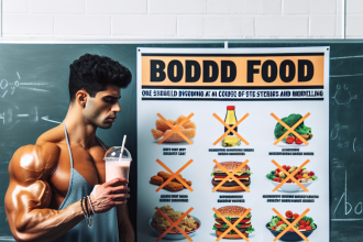 Qué evitar comer al usar Cursos de esteroides para secado y modelado corporal (aumento de masa magra)