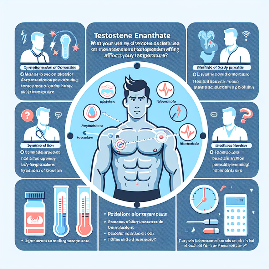 Qué hacer si Enantato de testosterona afecta tu temperatura corporal