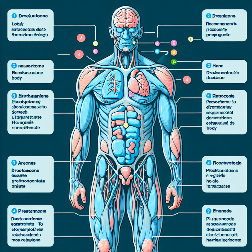 ¿Qué parte del cuerpo responde más a Enantato de Drostanolona?