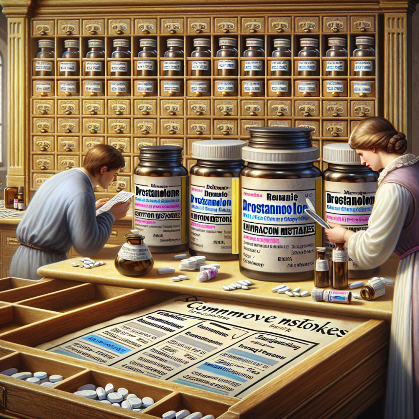 Drostanolone pastillas y etiquetado: errores comunes